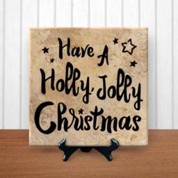 Christmas Wall Decal, Have A Holly Jolly Christmas, Vinyl Words, Holiday Window Decal - thumbnail 2