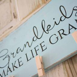 Grandkids Picture Frame Gift, Make Life Grand - thumbnail 2