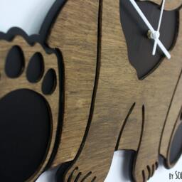 Cute Bear - Wooden Wall Clock - thumbnail 2