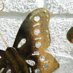 Set Of 3 Metal Butterfly Wall Hanging - Gold - thumbnail 3