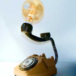 Vintage Lamp From Original Telephone The 70S - thumbnail 2