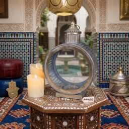 Divra Moroccan Style Round Lantern - thumbnail 2