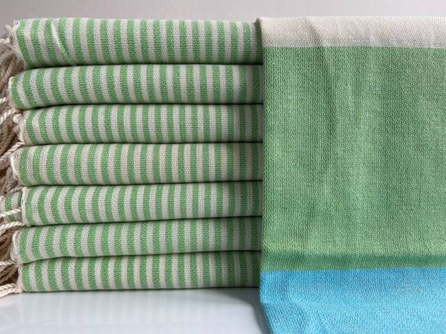 Personalized Turkish Beach Towel Sand Free, Quick Dry Cotton Peshtemal - image 1