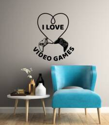 Video Games Vinyl Wall Decal Joysticks Gamer Room Gaming Stickers Mural - #2993Di - thumbnail 1