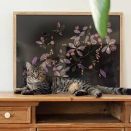 Extra Large Real Pressed Flower Art - Wall Decor 20x28 - thumbnail 2