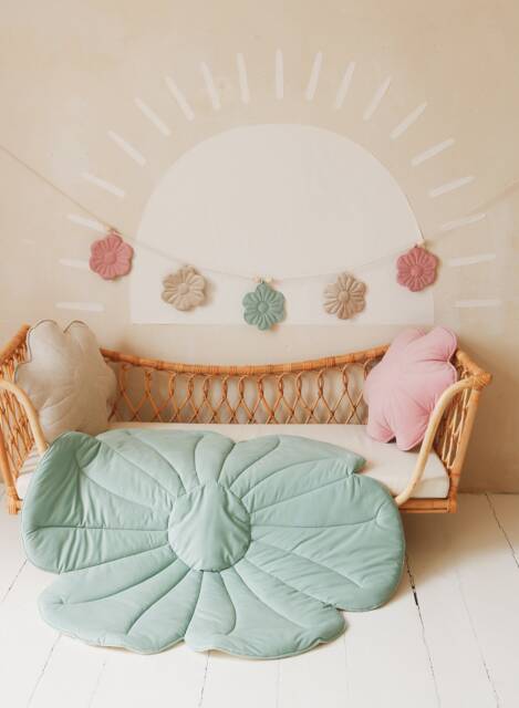 "Velvet Bloom Mat ""Mint" - image 1