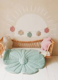 "Velvet Bloom Mat ""Mint"