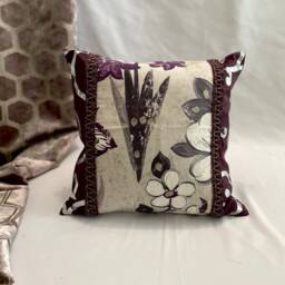 "Manuel Canovas Pillow Cover Bohemian Linen Silk With Tassel Trim - 20""x 20" - thumbnail 4