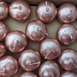 Rose Gold Floating Candles, Hen Party Decor, Wedding Table Decorations, Baby Shower Party, Bachelorett Silver Pink - thumbnail 3