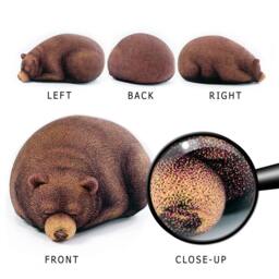 Sleeping Grizzly Cub Beanbag - Phone Number Must Be Included For Purchase - thumbnail 2