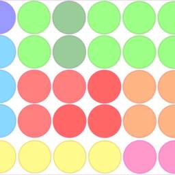 Pastel Rainbow Spots Subtle Soft Colours Sorbet Polka Dot Confetti Wall Art Sticker Kit Decal Graphic Nursery Decor - thumbnail 2