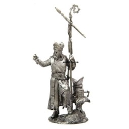 54mm Knight Figurine Crusades. The Bishop Of The Teutonic Knights - thumbnail 2