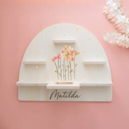 Tonie Shelf, Children's Room Decor For Girls, Christening Gift 1st Birthday Baby Toniebox 2, Shelf - thumbnail 3