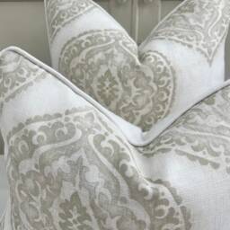 Jane Churchill Blakewater Designer Linen Beige Neutral Fabric Sofa Cushion Pillow Cover Throw - thumbnail 4