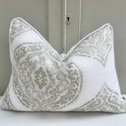 Jane Churchill Blakewater Designer Linen Beige Neutral Fabric Sofa Cushion Pillow Cover Throw - thumbnail 3