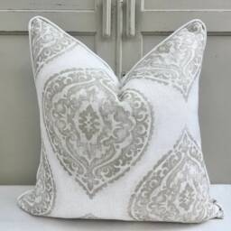 Jane Churchill Blakewater Designer Linen Beige Neutral Fabric Sofa Cushion Pillow Cover Throw - thumbnail 2