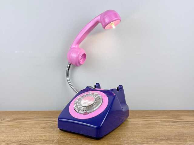 Dark Blue & Pink Desk Lamp - image 1