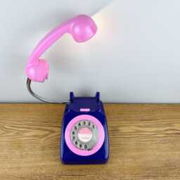Dark Blue & Pink Desk Lamp - thumbnail 4