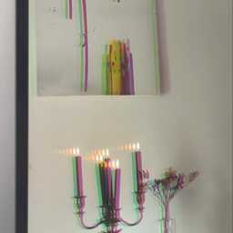 Rainbow Reflector Wavy Wall Mirror - thumbnail 3