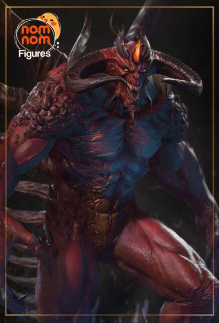 Diablo The Dark Lord 3D Printed Figure 110 Scale - image 1