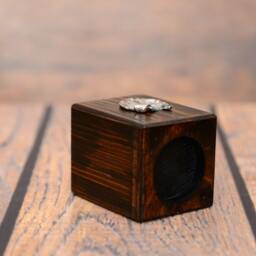 English Bulldog - Wooden Candlestick With Dog, Souvenir, Decoration, Limited Edition, Collection - thumbnail 3