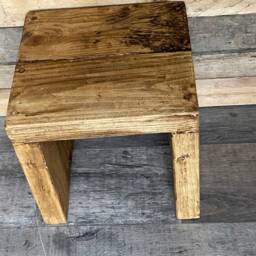 Rustic Reclaimed Small Table, Side Unit - thumbnail 3