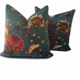 High End Luxury Designer Velvet Floral - thumbnail 2