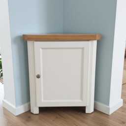 Painted Corner Cabinet Small Unit, Assembled - thumbnail 4