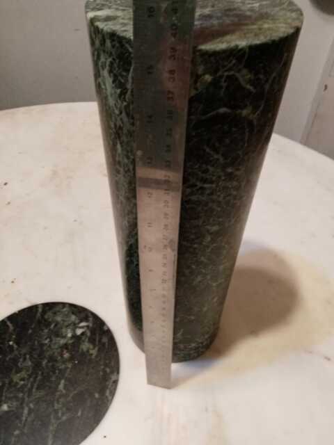Green Marble Cylinder - image 1