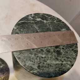 Green Marble Cylinder - thumbnail 2