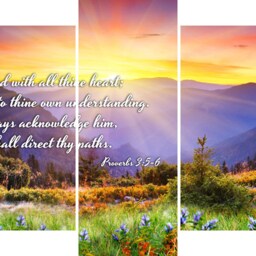 Proverbs 35-6 #1 Kjv Biblical Wall Art, Bible Quote Verse Prints, Christian Art Gifts, Religious Prints - thumbnail 3