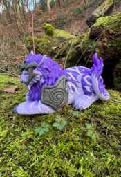Purple Ghost Of The Pridemother Feral Druid 17cm 3D Printed Figure