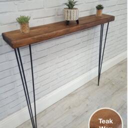 Radiator Shelf/ Rustic Shelves/Console Table/ Mirror Hallway Ledge/ Any Size/ Different Colours - thumbnail 2