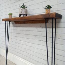 Radiator Shelf/ Rustic Shelves/Console Table/ Mirror Hallway Ledge/ Any Size/ Different Colours - thumbnail 3