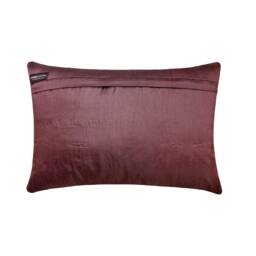 Decorative Oblong/Lumbar Rectangle Throw Pillow Covers Accent Couch Sofa 12x16 Silk Bead Embroidered Pink Purple - Wonder Lust - thumbnail 4