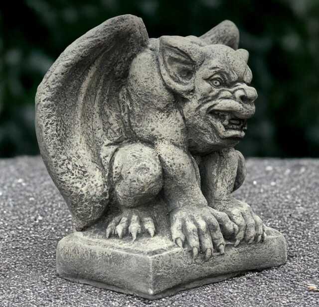 Concrete Guardian Gargoyle Sculpture Large Statue Stone Monster Decoration Cement Demon Ornament Gothic Figurine Halloween Art - image 1