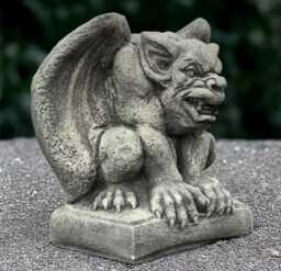 Concrete Guardian Gargoyle Sculpture Large Statue Stone Monster Decoration Cement Demon Ornament Gothic Figurine Halloween Art - thumbnail 1