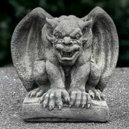 Concrete Guardian Gargoyle Sculpture Large Statue Stone Monster Decoration Cement Demon Ornament Gothic Figurine Halloween Art - thumbnail 3