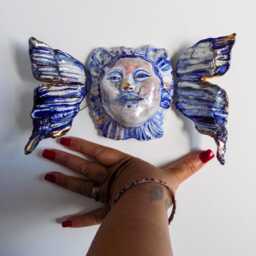 Ceramic Butterfly - Wall Sculpture - thumbnail 4