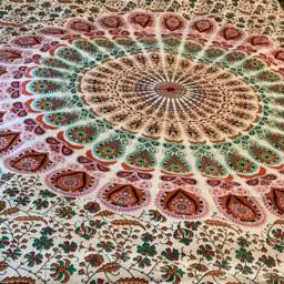 Mandala Tapestry, Hippie Wall Hanging, Bed Spread, Beach Blanket, Tapestry - thumbnail 2