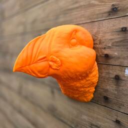 Puffin Wall Mount - Animal Art Home Decor 3D Printed - thumbnail 3