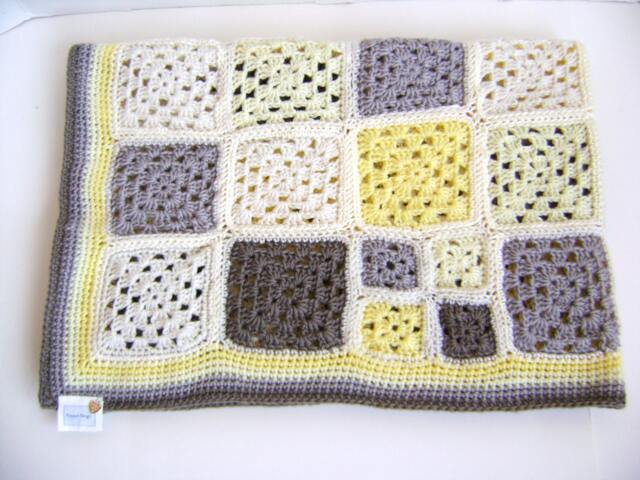 Crochet Pattern For Granny Cherub Baby Blanket - Perfect Any Boy Or Girl Instant Download - image 1