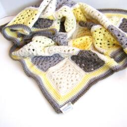 Crochet Pattern For Granny Cherub Baby Blanket - Perfect Any Boy Or Girl Instant Download - thumbnail 2