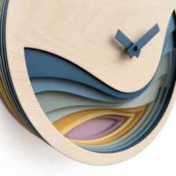 Artistic Cuckoo Clock, Handmade Wooden Wall Decor, Contemporary Home Accent - thumbnail 3