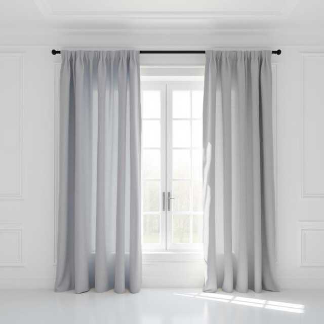 stonewashed Linen Curtains - Boho Curtain Panels From Soft Organic Fabric Sheer For High & Big Windows Or Doors - image 1