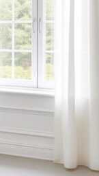 stonewashed Linen Curtains - Boho Curtain Panels From Soft Organic Fabric Sheer For High & Big Windows Or Doors - thumbnail 2