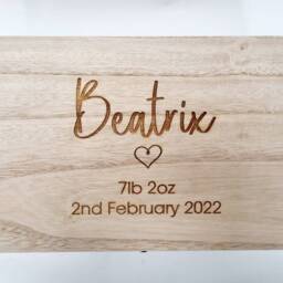 Baby Memory Keepsake Box - Heart - thumbnail 3
