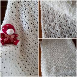 Crochet Baby Blanket - Trinity Pattern - thumbnail 1