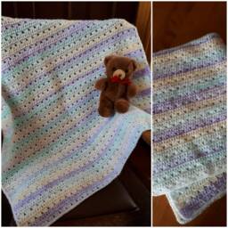 Crochet Baby Blanket - Trinity Pattern - thumbnail 4