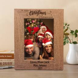 "Personalised Wooden Photo Frame 7"" X 5" - thumbnail 2